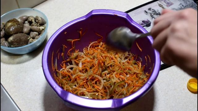 Салат из сердечек без майонеза. смотреть онлайн