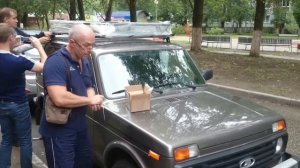 Экспедиционный багажник на Ниву 3d