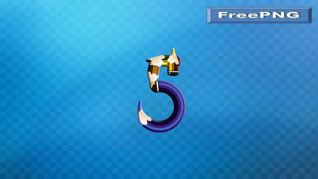 PNG-images Funny digits "Pencil" / Цифры "Карандаш" + Free Download смотреть онлайн