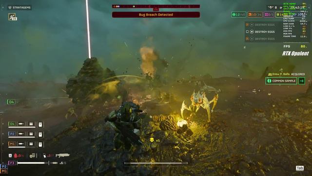 HELLDIVERS 2: Impossible Difficulty on RTX 4090 24GB (4K Maximum Graphics) смотреть онлайн