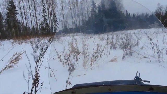 Первый мотобуксировщик с модулем толкач на гусеницах от длинного бурана! смотреть онлайн