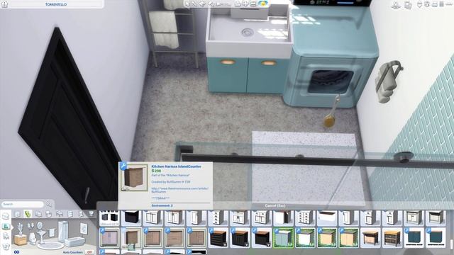 The Sims 4: Speed Build | TINY MINTY APARTMENT + CC LINKS смотреть онлайн