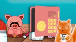 Усатая свинка Сметанка и веселый кот #Джем!