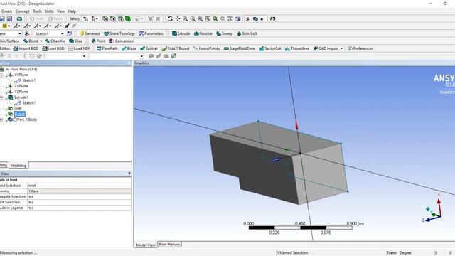 Lecture001 P01 Backward Facing Step with the ANSYS Workbench (CFX) (part #01) смотреть онлайн