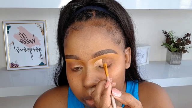 GOLD EYE MAKEUP TUTORIAL. смотреть онлайн