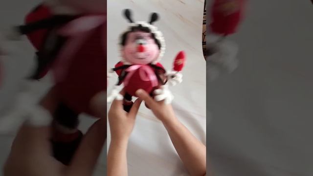 Семейство божьих коровок связанные по платному МК Елены Беловой. смотреть онлайн
