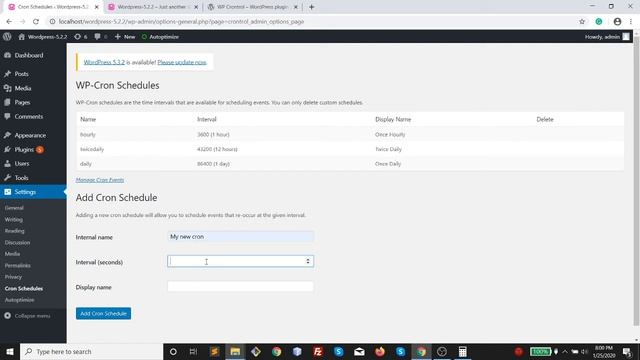 How to view WordPress Cron Jobs from the WorPress admin panel? смотреть онлайн