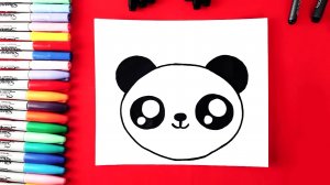 Как нарисовать панду. Уроки рисования.