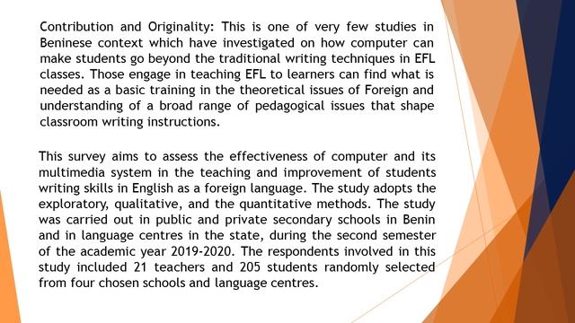 Fostering Students Writing Skills through the Use of Computer and its Multimedia System in English смотреть онлайн