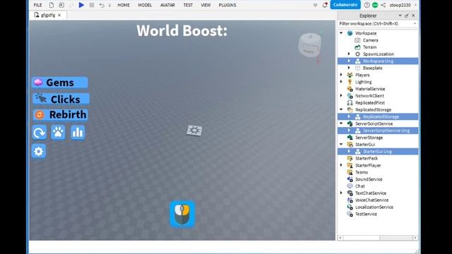КАК сделать симулятор клика в Roblox Studio Часть 5 (Конец) смотреть онлайн