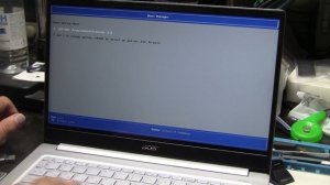 How to disable (отключить) UEFI Secure Boot on an Acer Swift SF314-59. SSD not detected solution