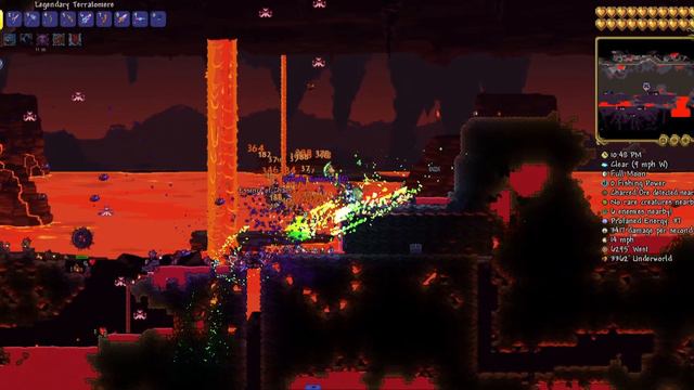 Terraria calamity mod | Polterghast, Bloodstone grinding and Nuclear monsoon смотреть онлайн