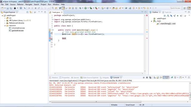 Java Selenium Example 3 - How to work with Firefox Browser смотреть онлайн