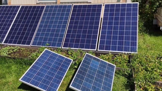 Добавил 200 ватт панелей, получил прирост энергии до + 800 ватт. смотреть онлайн