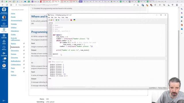 TC1028 Quiz#3 Solution -#pythonprogramming смотреть онлайн