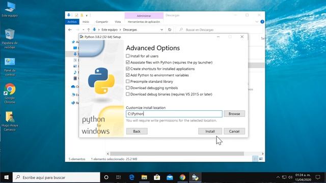 Instalar Python en Windows 10 смотреть онлайн
