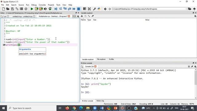 How to find the power of any number using python. смотреть онлайн