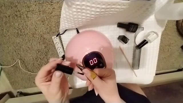 ОБЗОР UV ЛАМПЫ для гель -лака. Минимум средств для наращивания ногтей смотреть онлайн