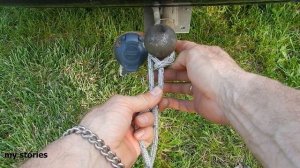 Лучший узел для буксировки автомобиля. Как завязать.