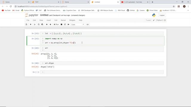 07 NumPy Array Type Conversion смотреть онлайн