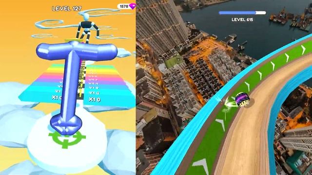 Tall Man Run | Going Balls Android,iOS - NEW MEGA APK UPDATE - All Levels Gameplay смотреть онлайн