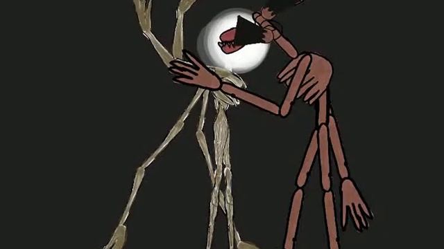 Скелетный свет против сереноголового