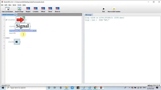 Sikulix | Use of if exists, else and Keypress, Capture screenshot | Tutorial Part #3 смотреть онлайн