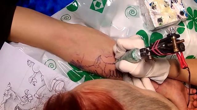 татуировка "Лесная" (контур) смотреть онлайн