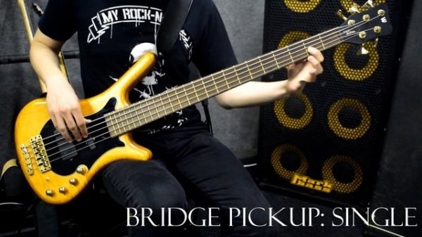 Warwick Corvette FNA Jazzman 5 with Bartolini Pickups Demo