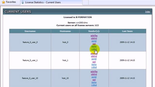 License Statistics - license usage information for FLEXlm, FLEXnet, LM-X, IBM LUM and more смотреть онлайн