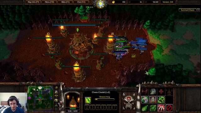 Warcraft 3 Reforged: Survival Chaos 3.81 #69 - We ALMOST Got Different Races This Time! смотреть онлайн