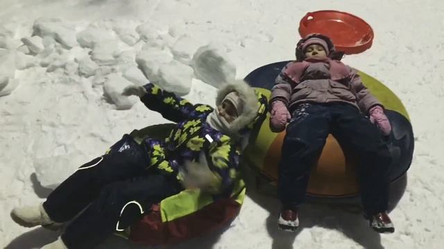 НовыйУренгой, январь 2018, на горке смотреть онлайн