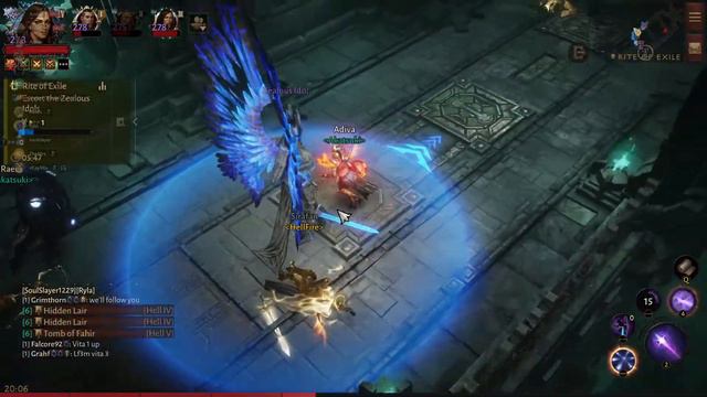 Diablo Immortal Rite of Exile CLAN AKATSUKI MOPS THE FLOOR!!! смотреть онлайн