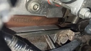 Где находиться номер двигателя на 8 клапанной Лада Калина