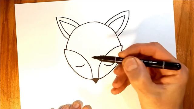 bolalar uchun tulki chizish / рисование лиса для детей / drawing fox for kids смотреть онлайн
