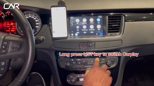 Install wireless Carplay & Android Auto on Peugeot & Citroen,Carplay decoder, plug and play. смотреть онлайн