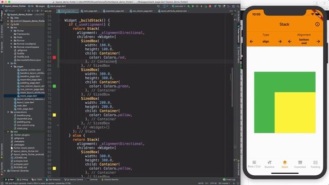 Flutter Layouts Walkthrough: Row, Column, Stack, Expanded, Padding смотреть онлайн