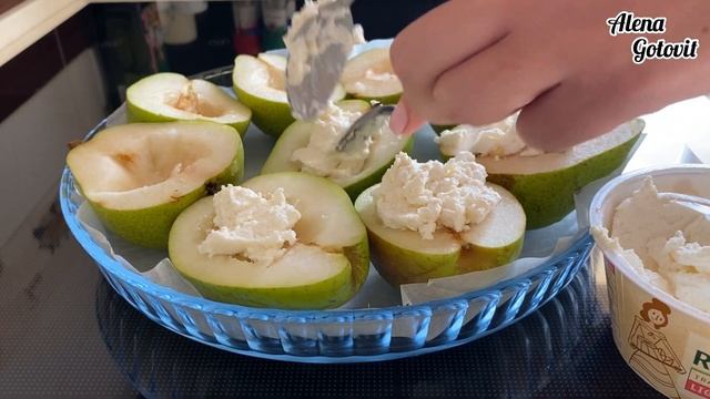 Этот десерт покорил меня ! ГРУШИ ЗАПЕЧЁННЫЕ С РИКОТТОЙ И МЁДОМ смотреть онлайн