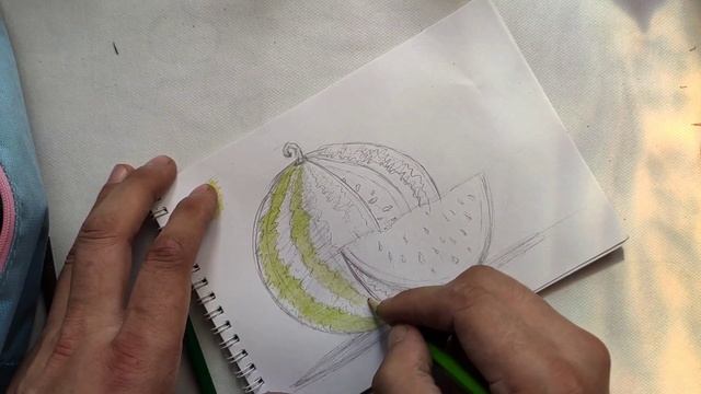 Рисуем Арбуз. Уроки для школьников смотреть онлайн