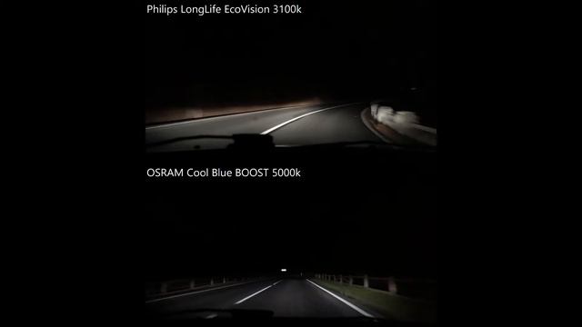 Philips LongLife EcoVision Vs OSRAM Cool Blue BOOST