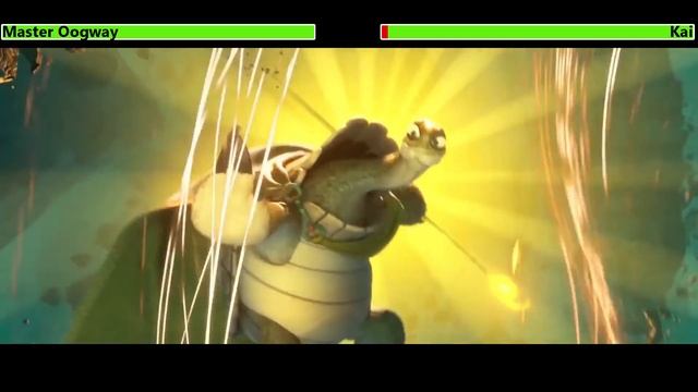 Master Oogway vs. Kai with healthbars смотреть онлайн