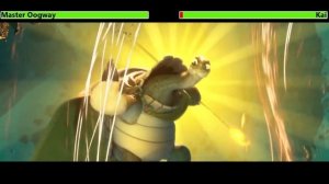 Master Oogway vs. Kai with healthbars