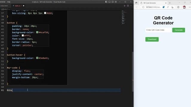 How To Make A QR Code Generator Using HTML, CSS, and JavaScript Only | Free Step-by-Step Guide смотреть онлайн