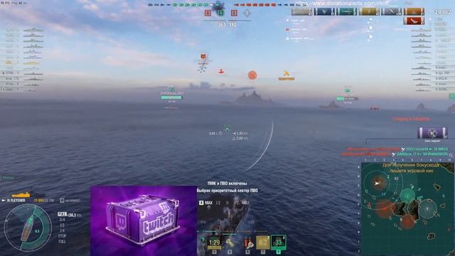 Флетчер (Fletcher) универсален и полезен. ⭐Корабли на прокачке World of Warships. смотреть онлайн