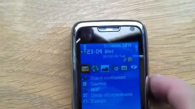 Ктайский телефон Nokia e71 mini + TV смотреть онлайн