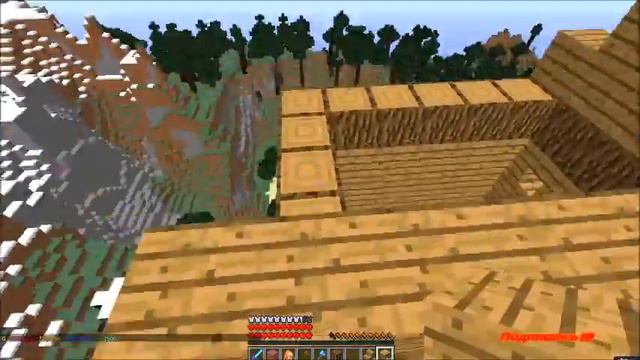 Строим скворечник в Minecraft 1.8.8 смотреть онлайн