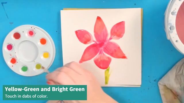 Fluid Acrylic Florals: Amaryllis смотреть онлайн