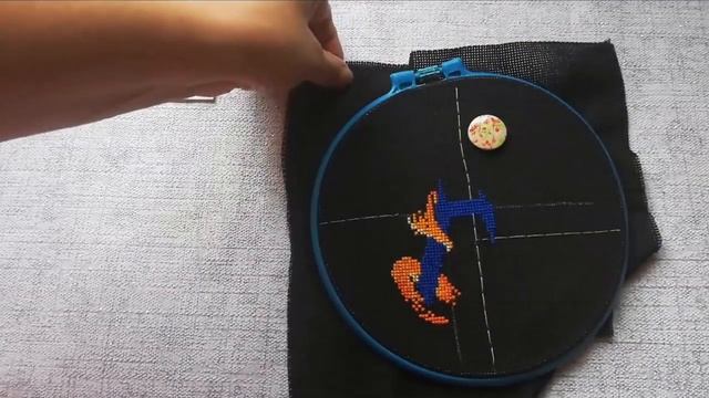 89# СП "Крестовые миниатюры" 4 отчет/ Знаки зодиака Рыбы/Вышивка крестиком смотреть онлайн