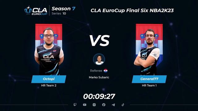 2023.09.10 ► CLA EuroCup Final Six NBA2K23 ► Season 7 ►Series 7,10 смотреть онлайн