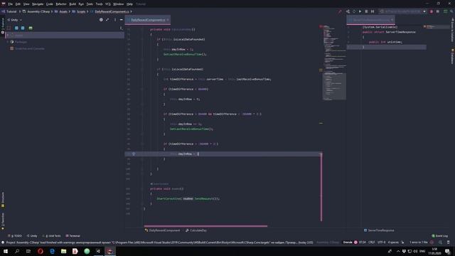 [UNITY] Система дневных наград с серверным временем. Ежедневные вознаграждения в игре. смотреть онлайн